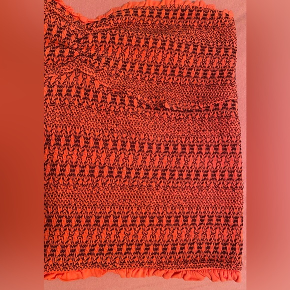 Anthropologie Smocked Sweetheart Tube-Top - Picture 3 of 5